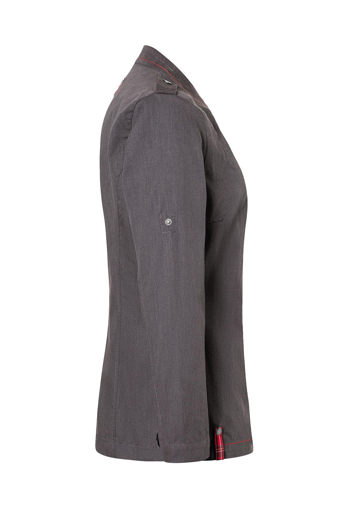 Long-sleeved Ladies' Chef Jacket Denim-Style ROCK CHEF®-Stage2