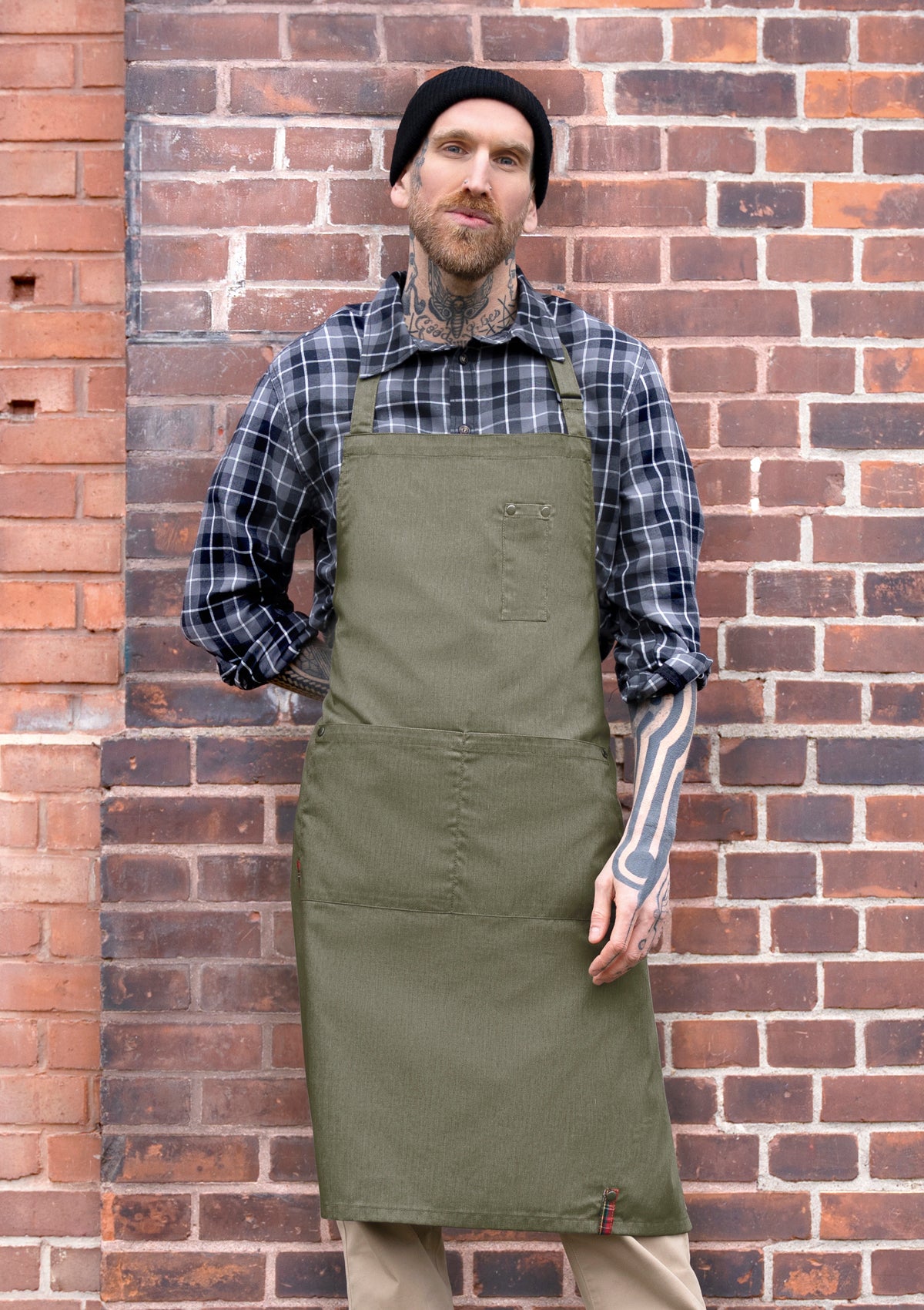 Grembiule a Pettorina in Denim ROCK CHEF® Stage2 Unisex