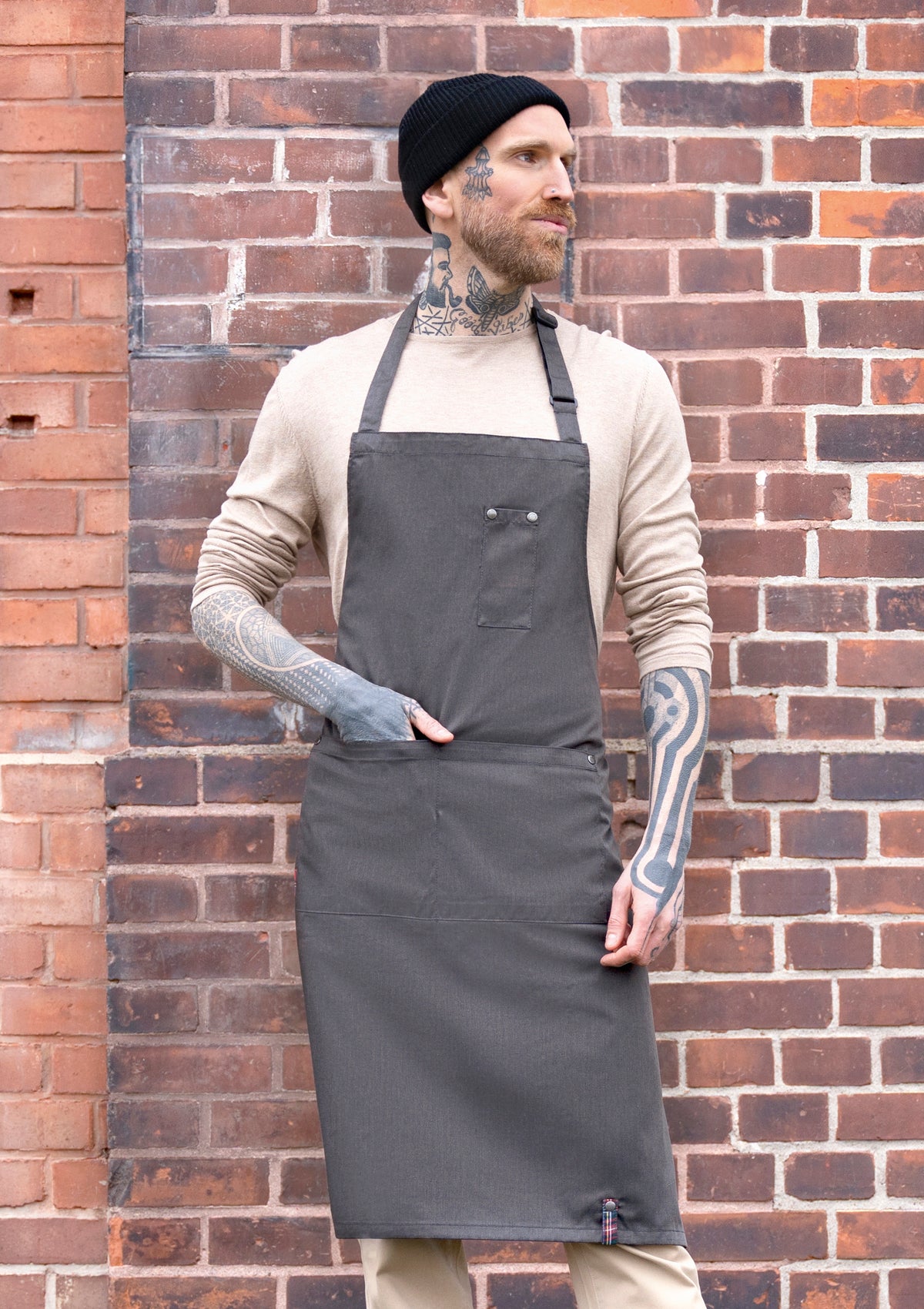 Grembiule a Pettorina in Denim ROCK CHEF® Stage2 Unisex