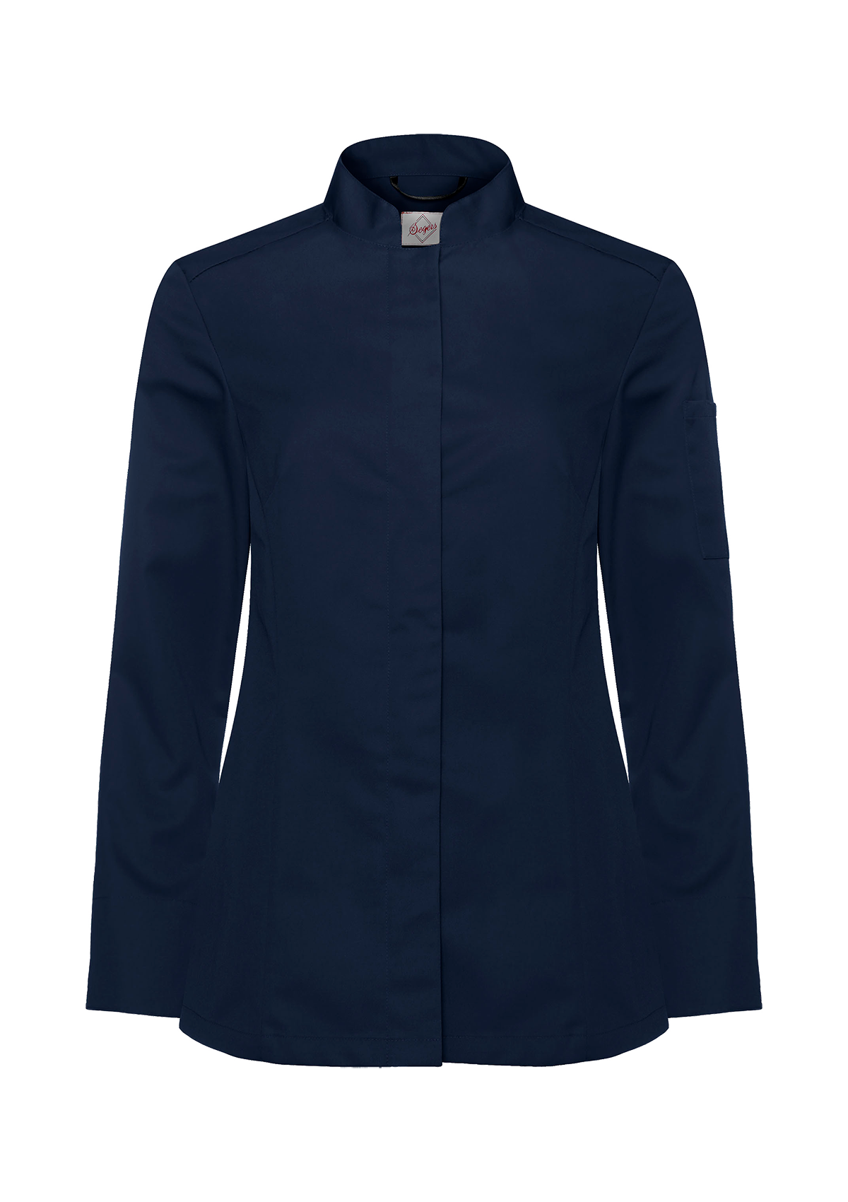Women's Chef jacket in slim-fit with long sleeves. Segers | Cookniche