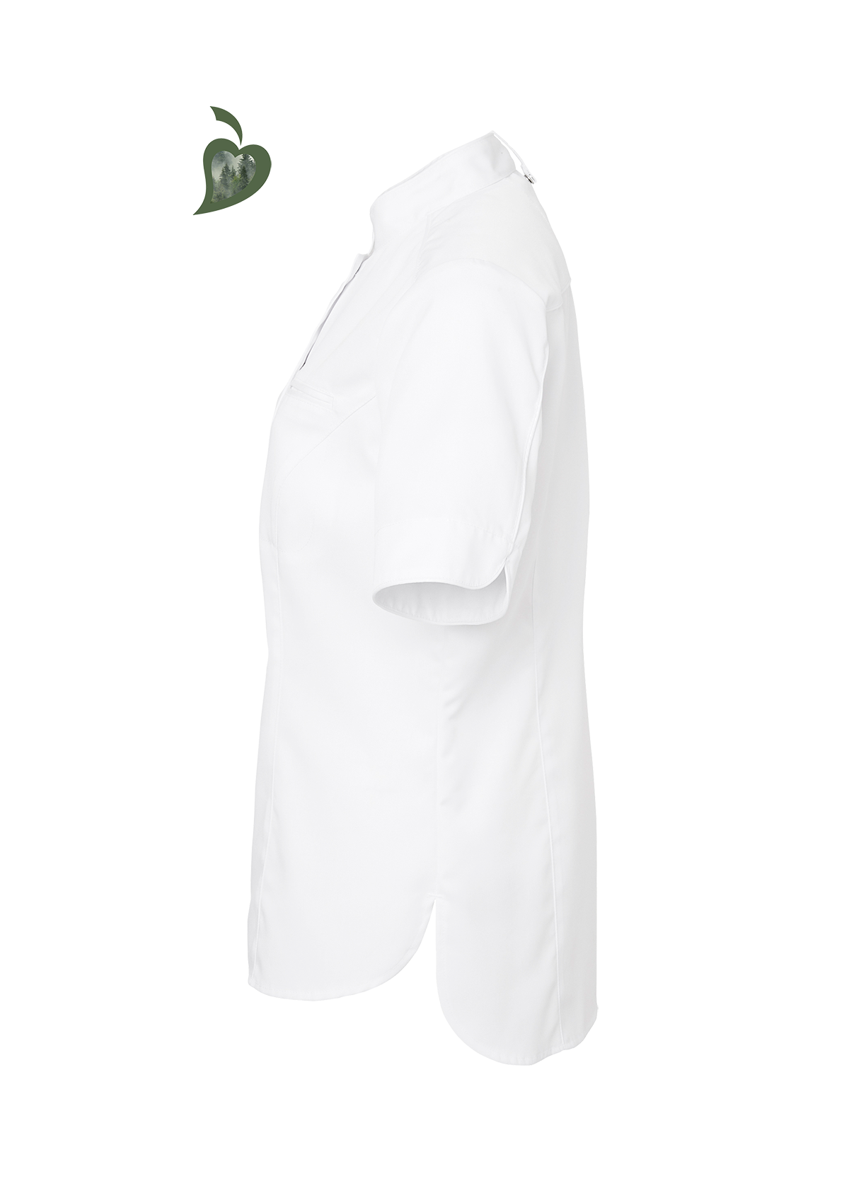 Women's chef shirt in slim-fit with long sleeves. Segers | Cookniche