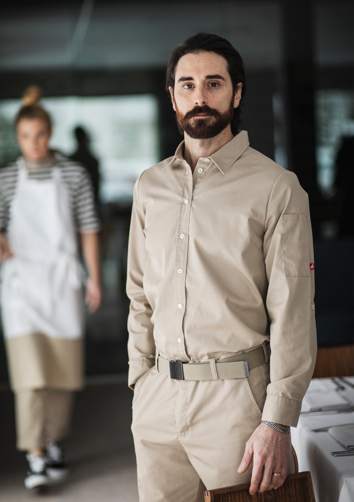 Camicia Elegante Uomo Maniche Lunghe