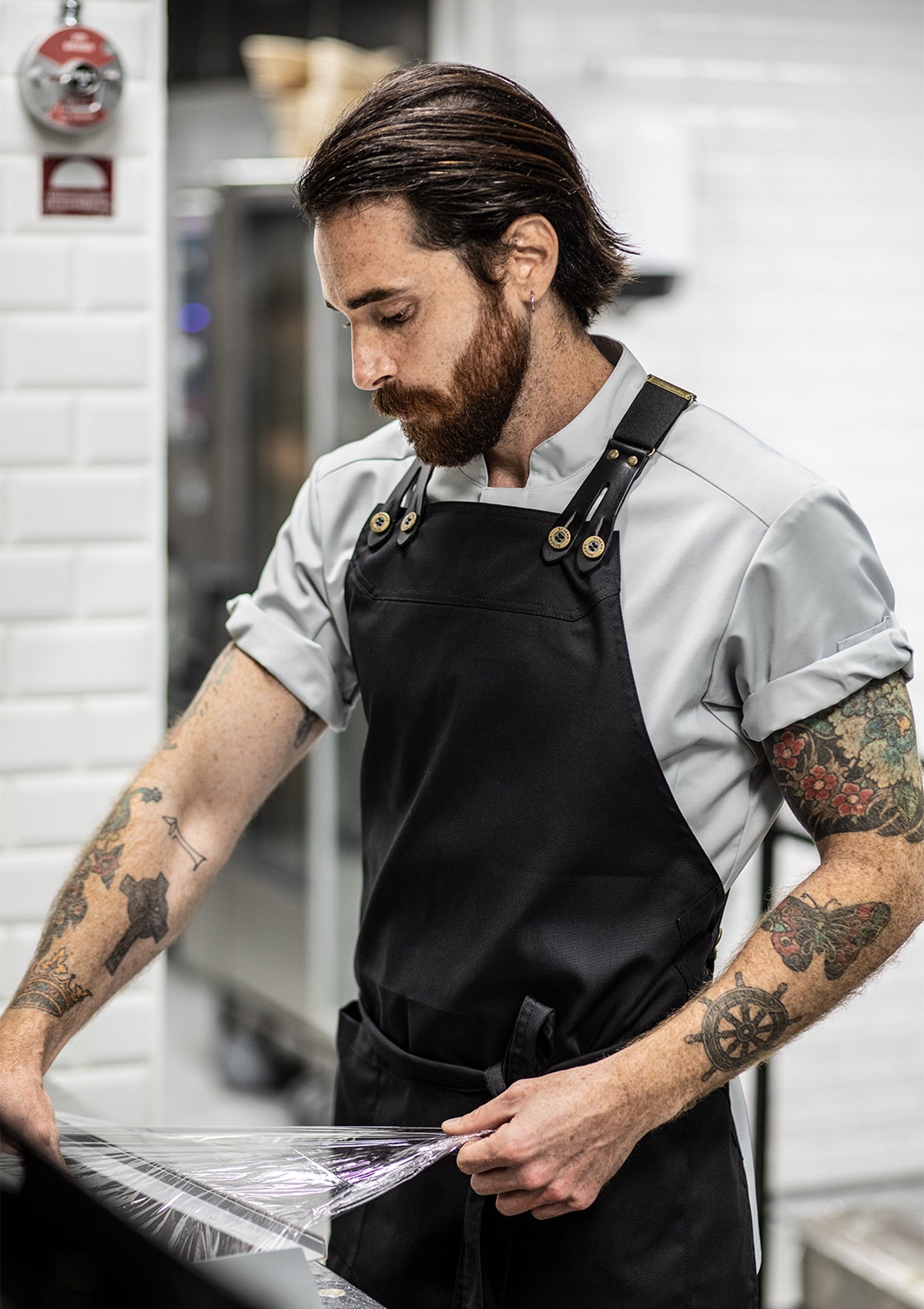 Unisex Bib Apron with suspenders. Segers | Cookniche