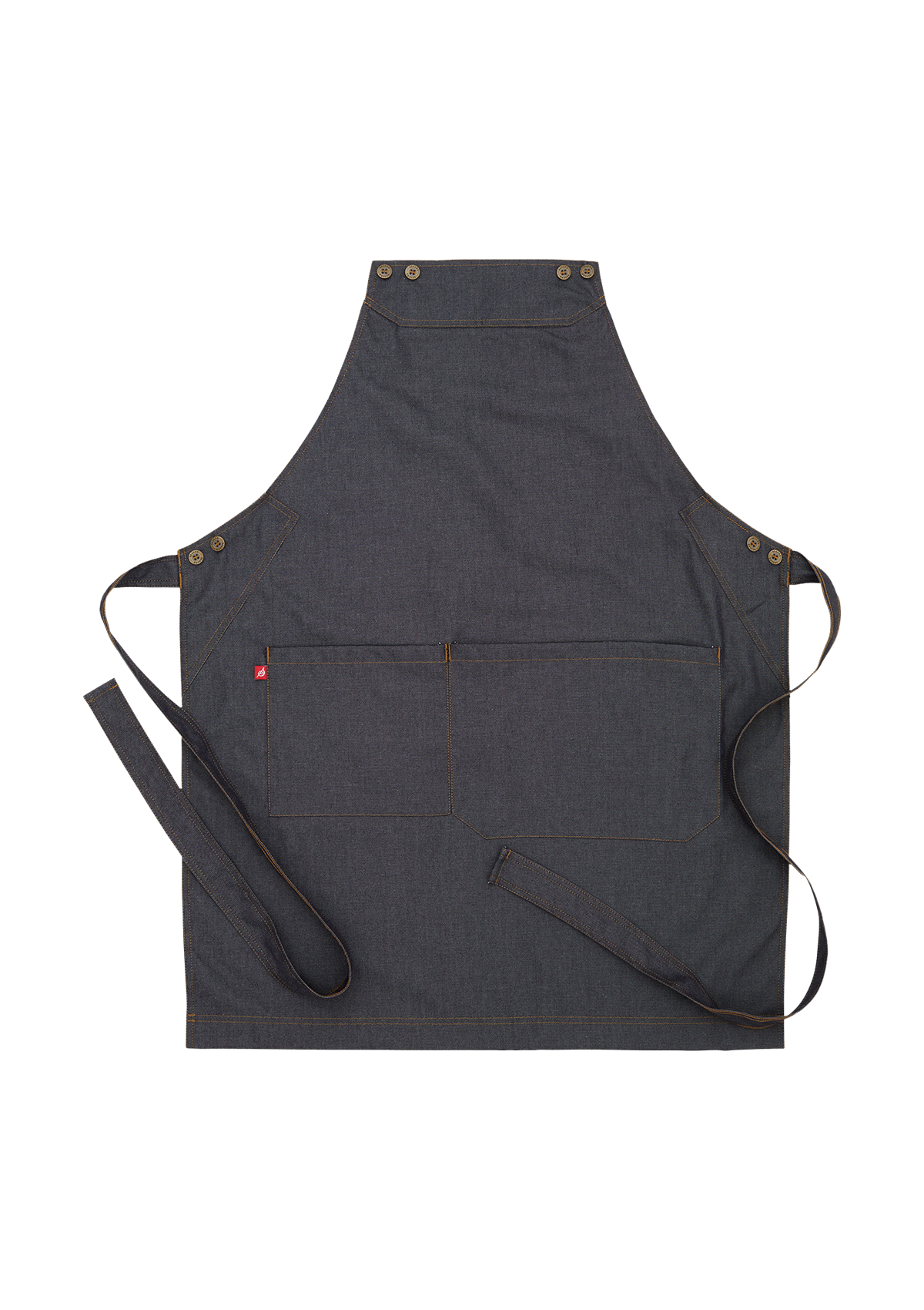 Bib Apron With Suspenders Unisex