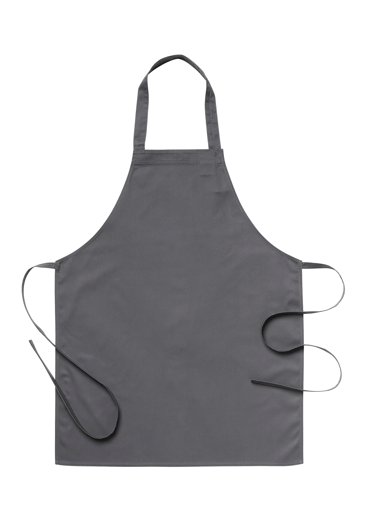 Unisex bib apron without pockets. Segers | Cookniche