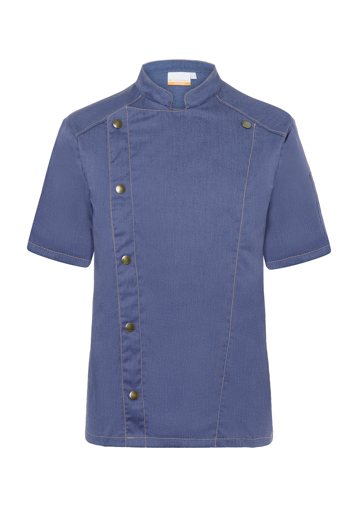 Giacca da Chef Uomo Jeans-Style Trendy Maniche Corte
