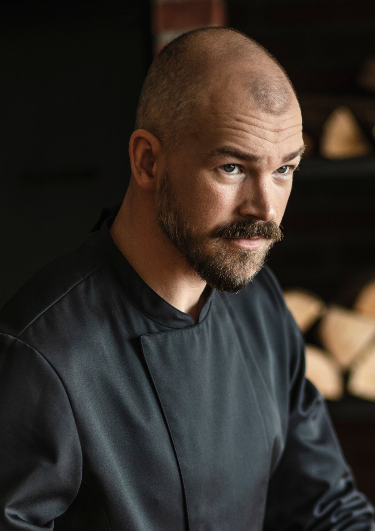 Giacca da Chef Uomo in Tessuto Stretch Maniche Lunghe